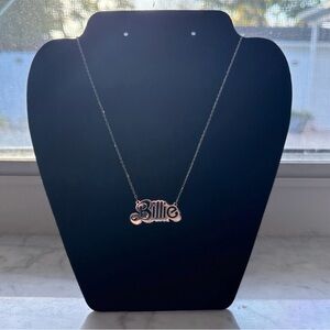 Billie Silver Barbie Necklace